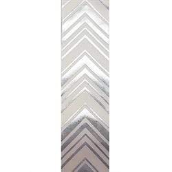AussieSuperStore Party Essentials Silver Foil Chevron Print Canvas Ribbon 50mm (in 5 designs) Canvas Ribbon 50mm (in 5 designs) | Gift Wrapping Ribbon | Gift Packaging Wrapping Ribbon 9323823194000 FAV17120